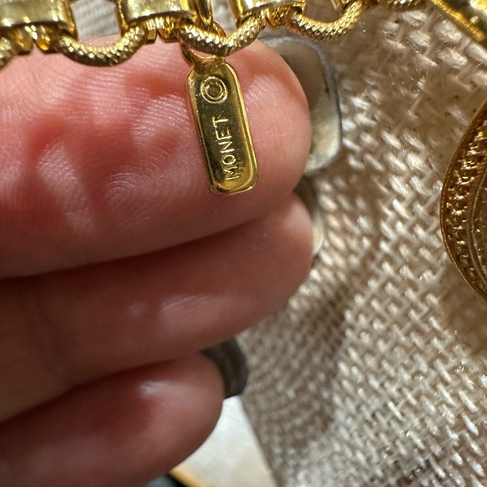 Monet Gold Multi-Strand Necklace - Picture 4 of 16